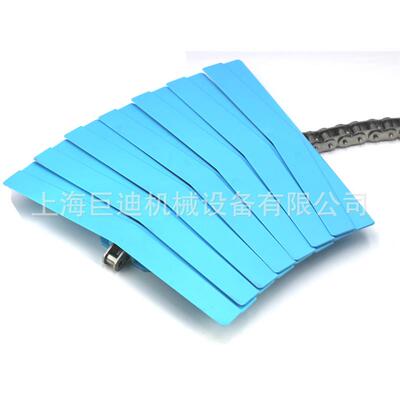 批发DM3873-K1200 无缝带滚轮转弯链板 含不锈钢底链 餐饮输送链