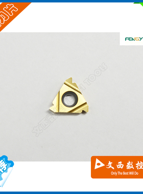 FENGYI/成都锋宜 数控螺纹刀片16 ER 2.5 ISO M20 P30钢件 不锈钢