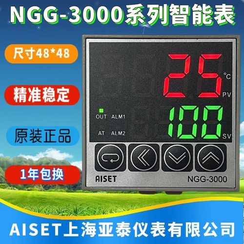 AISET上海亚泰温控NGG-3000 3411 3412 3421 3911智能表原装正品