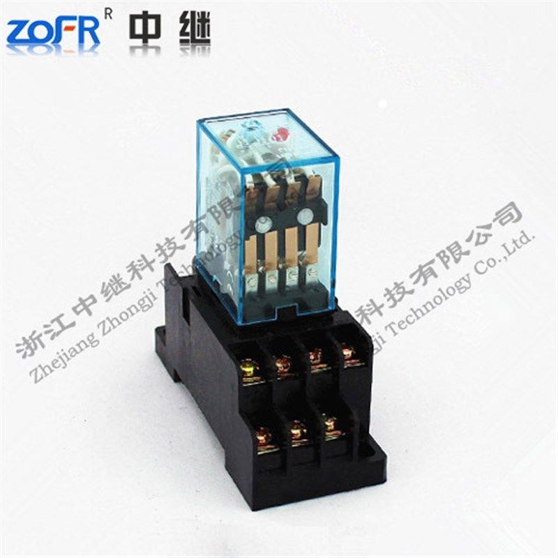 中继科技制造 出厂价供应HH54P-L小型继电器AC220V DC24V