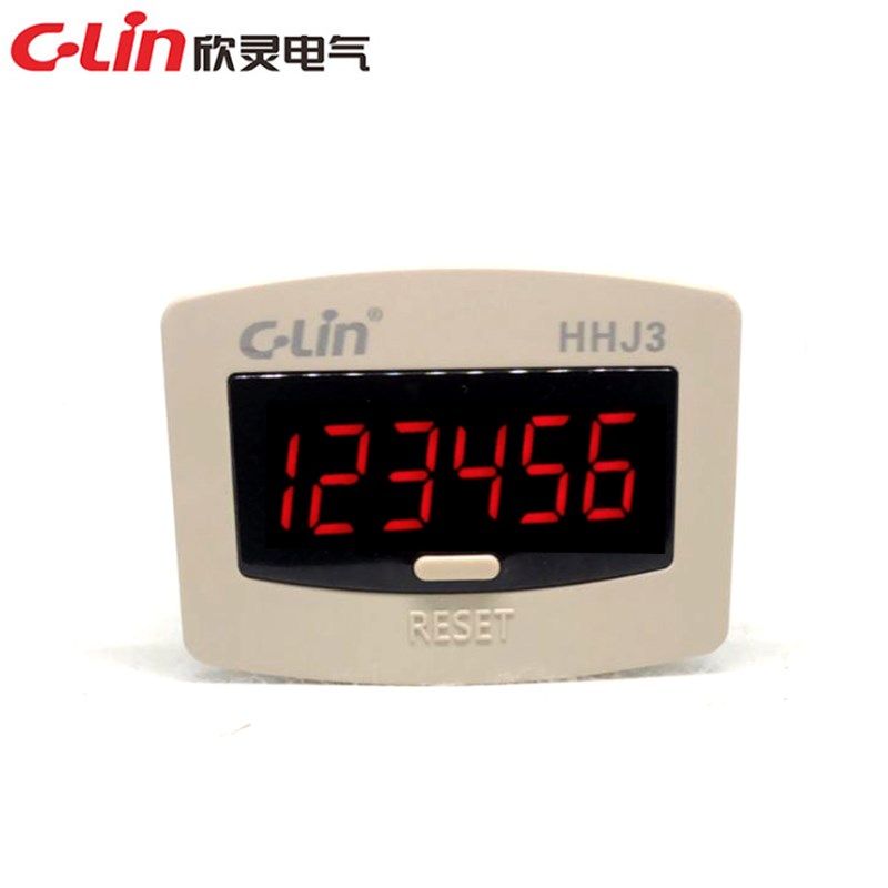 欣灵牌HHJ3 JDM11-6H 计数器无电压型/电压型六位累计累加4接线端