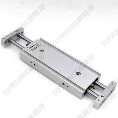 双杆气缸CXSW20*10/20/30/40/50/75/100SMC型滑台气缸双l轴CXSWL