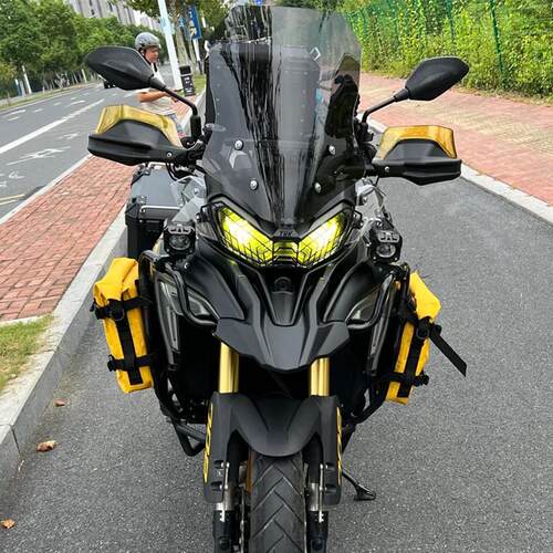 适用于贝纳利金鹏TRK702挡风玻璃改装加高加大风挡前挡风前挡雨板
