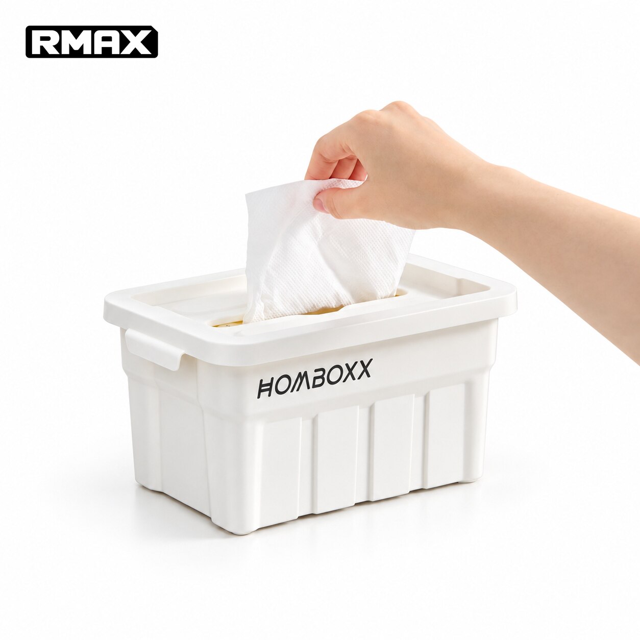 RMAX工业风纸巾盒新款家用客厅餐桌面带弹簧高颜值防水漂亮抽纸盒