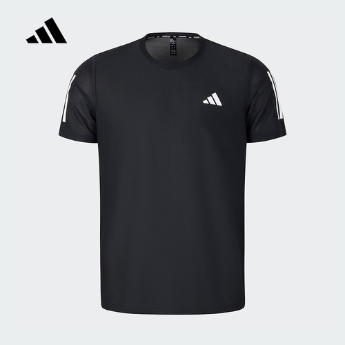 adidas阿迪达斯速干跑步训练服2025春男OTR B TEE短袖T恤 JY8583