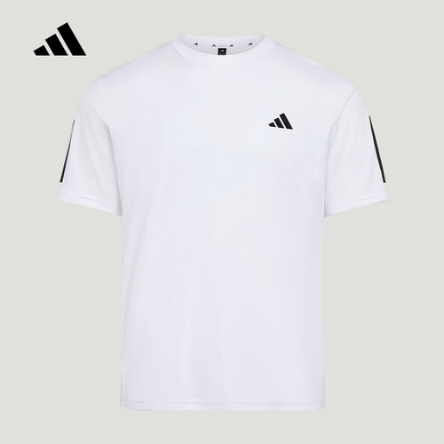 adidas阿迪达斯男子速干短袖三条纹TR-ES TEE 3S 跑步T恤KU8727