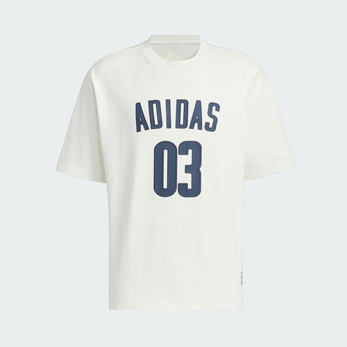 Adidas阿迪达斯短袖男子2024秋季印花运动休闲 圆领T恤JM7232