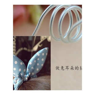 棉草拉菲玩偶定型条定铁丝铝线包胶骨架钩针编织四肢帽子包包