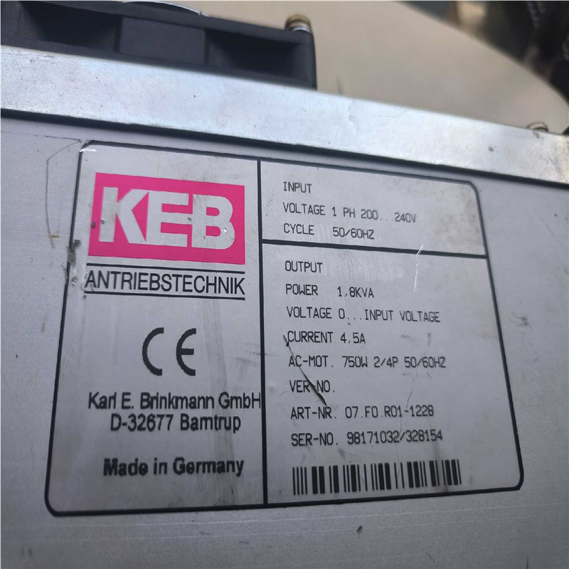 KEB驱动器  07.F0.R01-1228  功能（憨憨电子）
