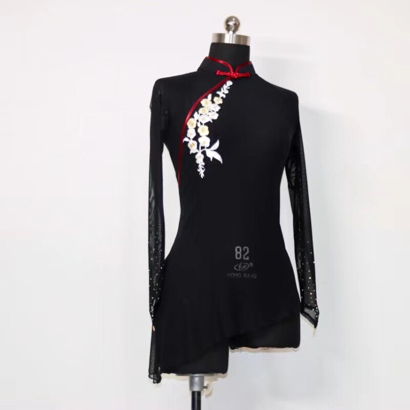 舞依库古典舞蹈纱衣女练功服胶州秧歌舞蹈演出服北舞艺考推荐服饰