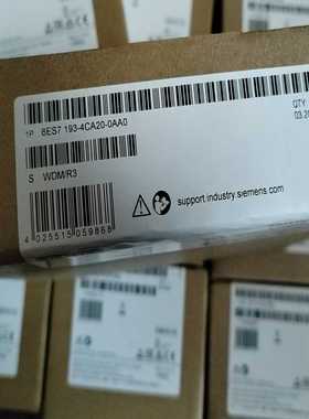 6ES7 193-4CA20-0AA0，德国制造。每箱含5件~询价