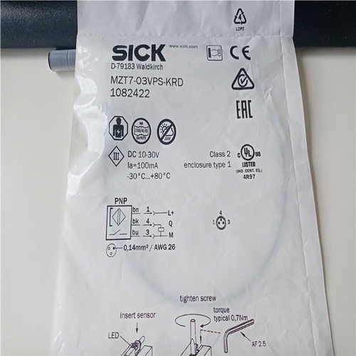 (议价)SICK西克T型槽缸传感器MZT7-03VPS-KRD,货号