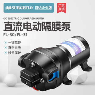12V24V直流电动房车游艇生活增压供水自吸清水泵户外抽水泵