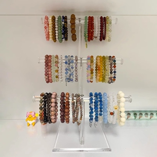 手机链展示架透明亚克力咕卡钥匙扣挂件首饰品手链diy手串收纳盒