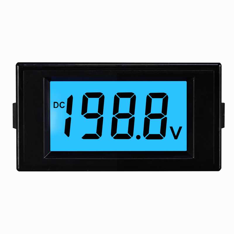 0-12v24v200v600v直流数显电压表液晶数字显示表头D69-30隔离电源