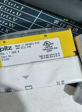 【顺庆】皮尔兹模块312025   312405   312400【议价】