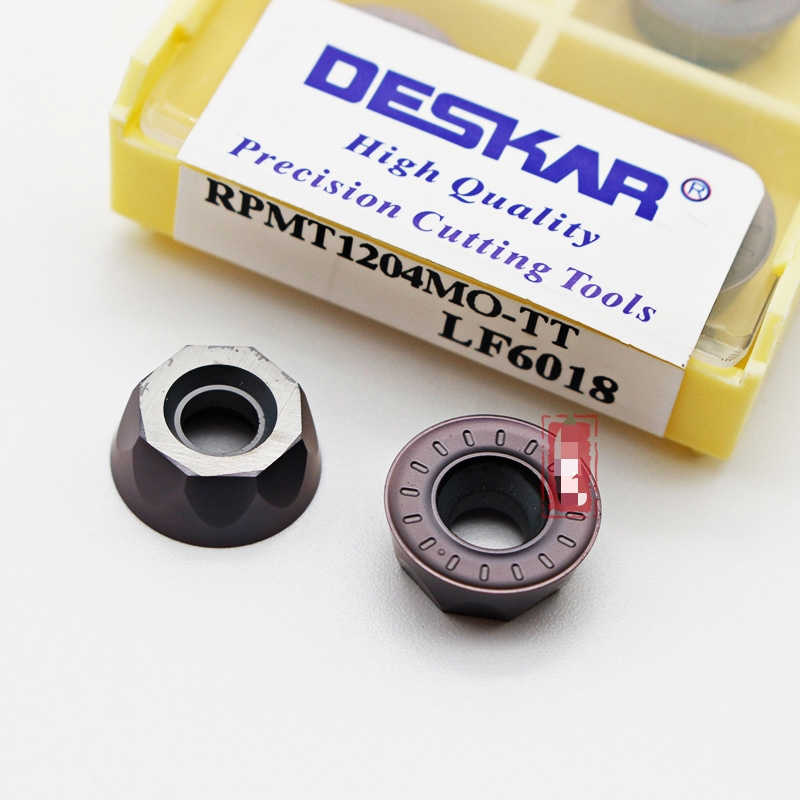 DESKAR戴斯卡圆弧铣刀片RPMT1003/10TO/1204MO-TT  LF6018 仿形