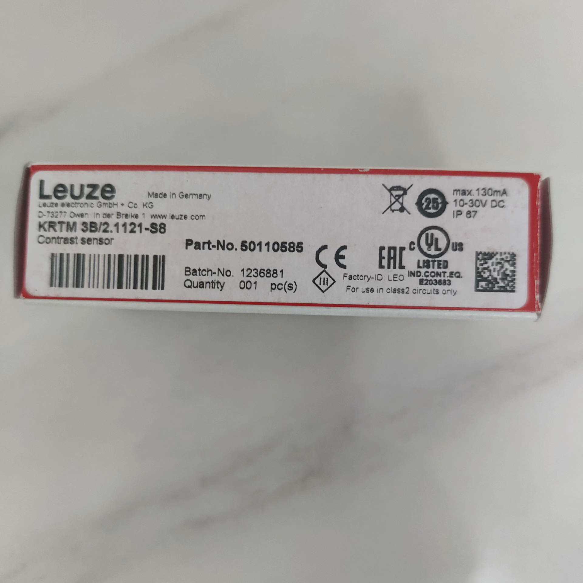 劳易测 50110585 KRTM 3B/2.1121-S8~议价