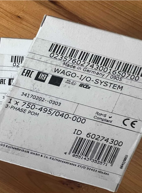 wago万可模块750-495040-000议价