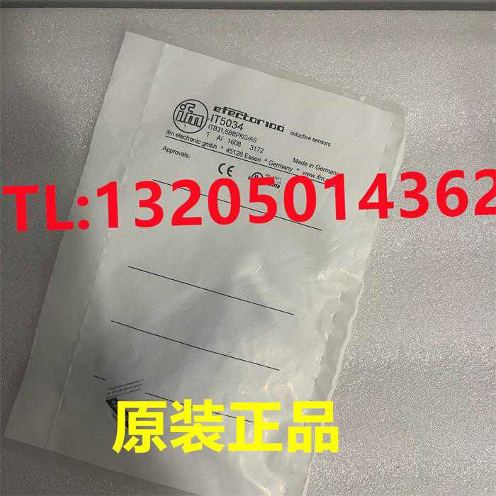 IT5034 ITB31,5BBPKG/AS 易福门 IFM电感式接近开关 全新原装正