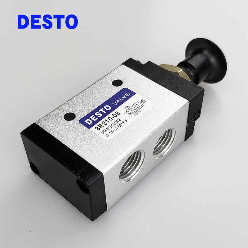 DESTO德士托气动电磁手拉阀3R210-08/3R110-06/3R410-15/4R410-15