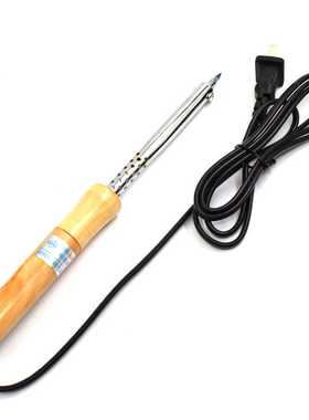 焊宝久富工业电烙铁 HB-520S高温型外热式木柄电烙铁 60W长寿烙铁