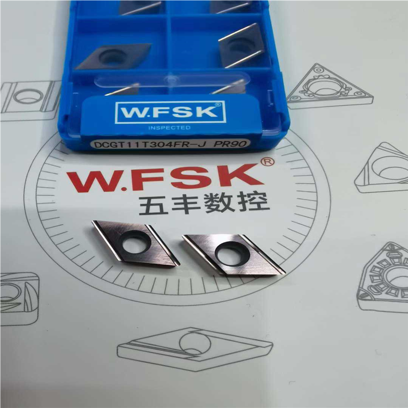 WFSK五丰数控不锈钢精车刀片DCGT11T302FR-J DCGT11T304FR-J PR90