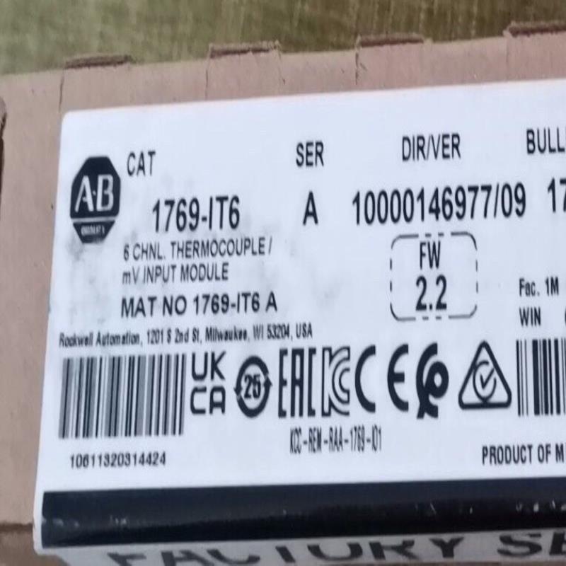 议~1769-IT6 输入模块  AB23年全新现货 标价
