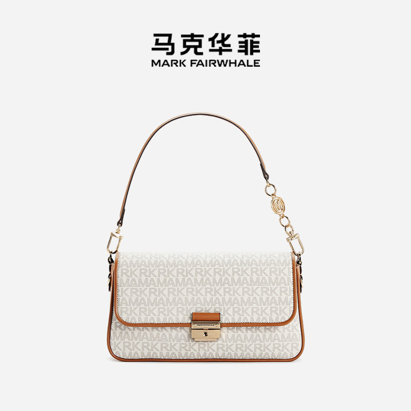 Mark Fairwhale/马克华菲新款女士单肩腋下包时尚百搭