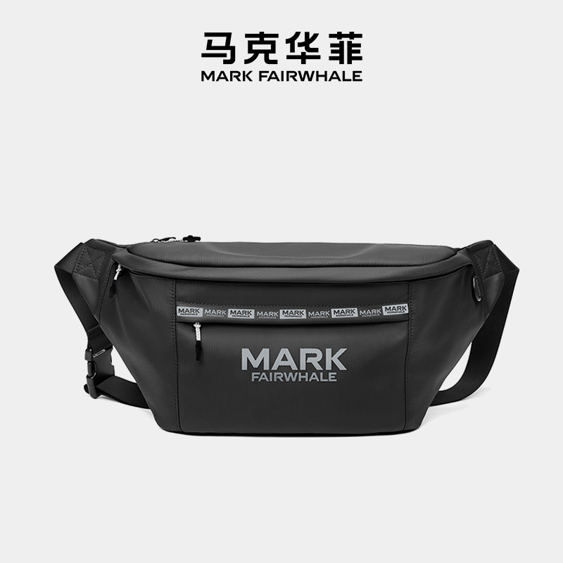 Mark Fairwhale/马克华菲时尚ins胸包男潮流百搭腰