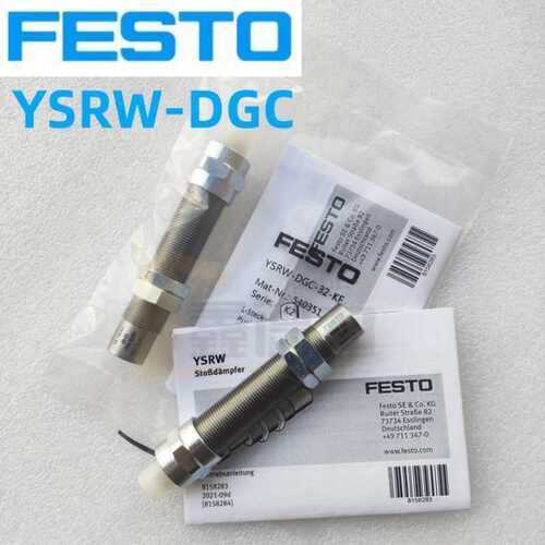FESTO缓冲器YSRW-DGC-8-12-18-25-32-40/50-B-GF-KF 540346/7/8/9