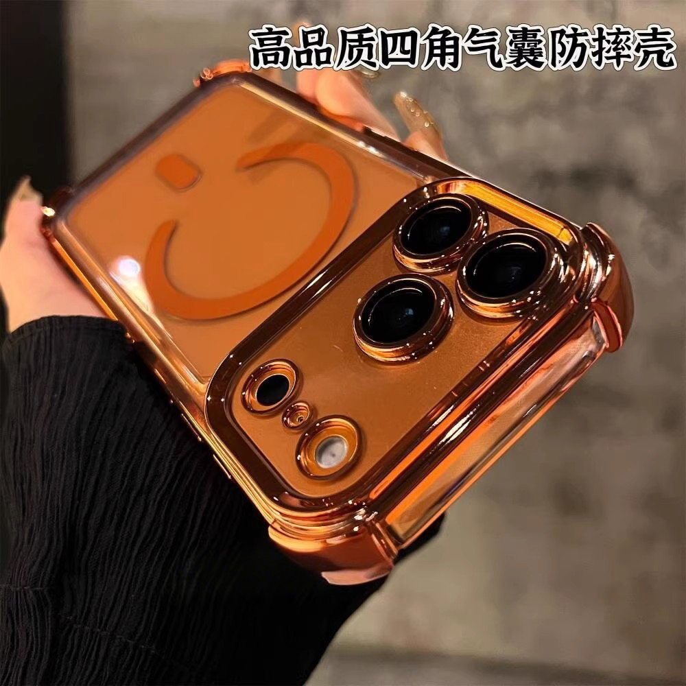 适用苹果17promax磁吸新款手机壳