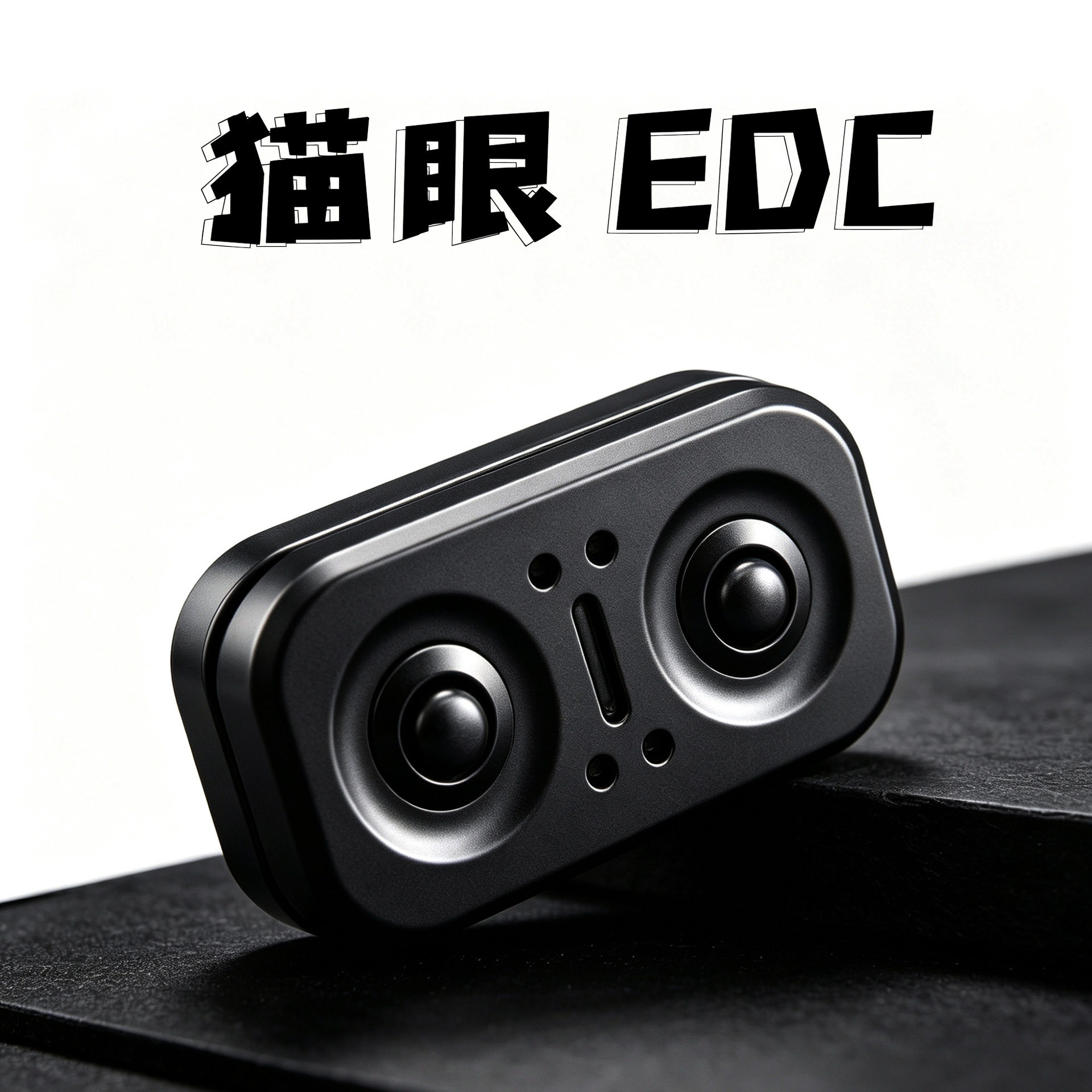 EDC金属解压玩具猫头鹰推牌指尖