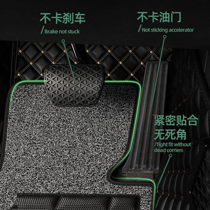汽车丝脚单片主驾单层副驾610驶地垫地驶毯式垫通用款车圈垫专用