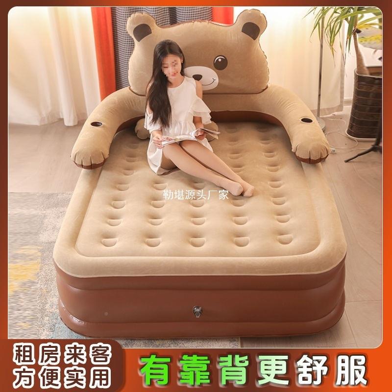 充气床加高加地家用EYR双人折叠外打铺单户人露营加厚厚气垫床便