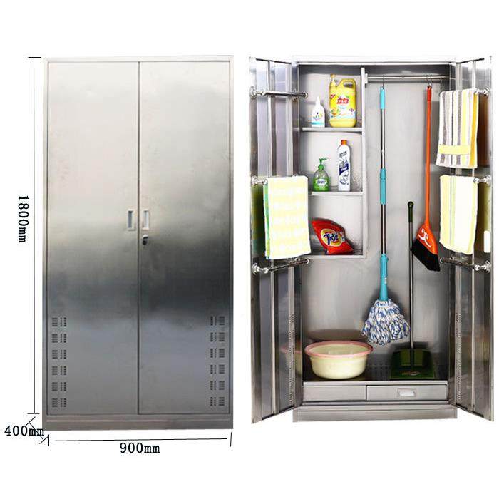 柜不钢清洁柜扫把保锈柜保洁工具收纳拖把柜卫生间VBX杂物洁储物