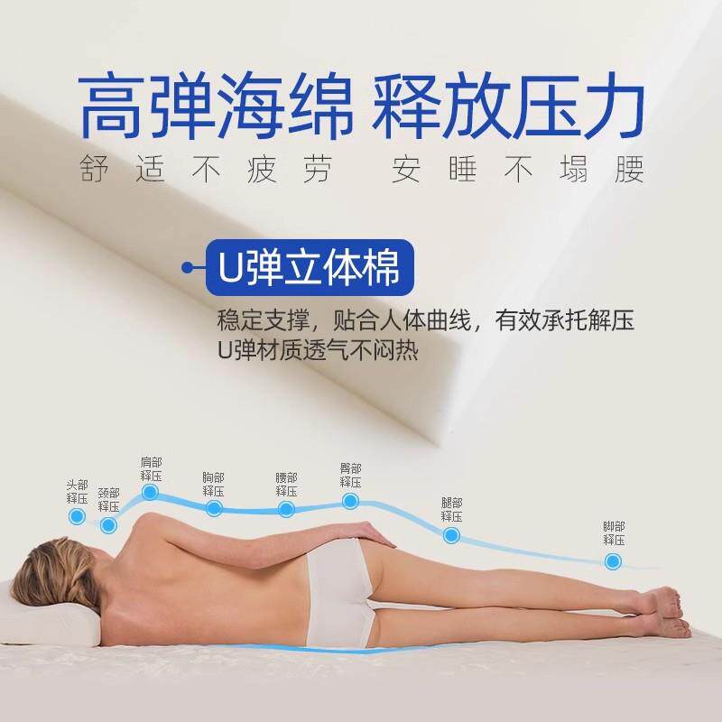 床垫米软垫家舍用9TOJ0x200房榻榻海绵垫宿1米5单人租专用老人加