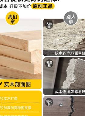 实木全身镜OSC落地穿镜用卧室可旋转移动试衣镜子带衣挂架一家体