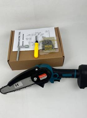 充锯电无锯绳迷你电链锯锂木工单手电动园林伐木锯YNZ电链锯