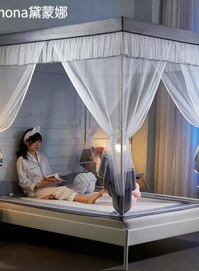 Y8蚊帐家用202米5Z新款三开门防尘顶儿童m防摔方F88JHS89顶1.5蒙