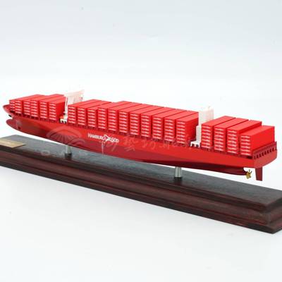 35cm堡南美集装箱货船模船小批汉量企业LOGO订35cmCon做海柜艺坊