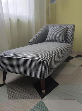 贵妃椅简约现代风千格人美榻风卧52550室小户型客厅人单轻奢实木