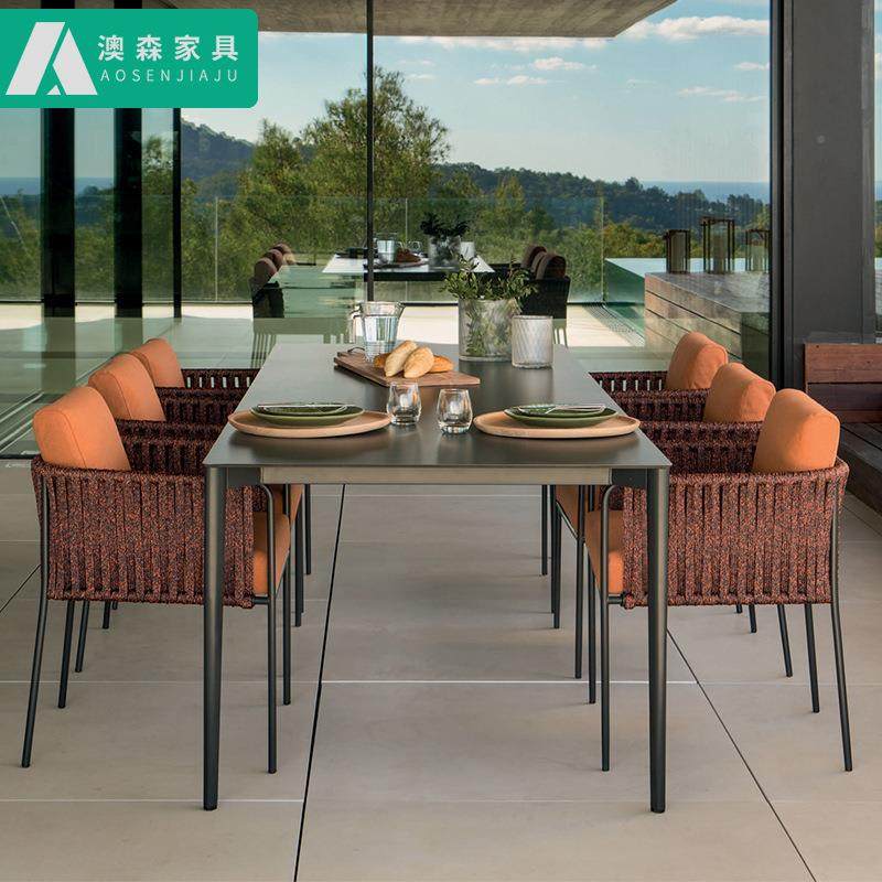 庭高档外桌椅院休闲藤椅特恩桌椅组户合长台餐桌外露天室酒店花园,商业/办公家具,商用藤编家具,淘宝优惠券,粉丝福利购,淘宝优惠卷