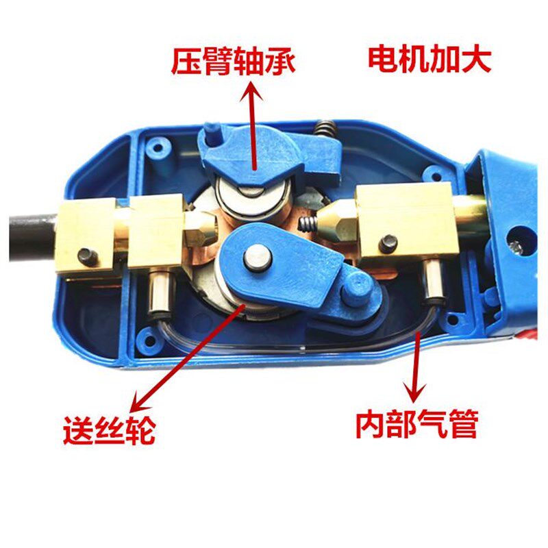 气保焊枪欧式款15米工业级焊机配件二保1J0米加长20米手把带送丝