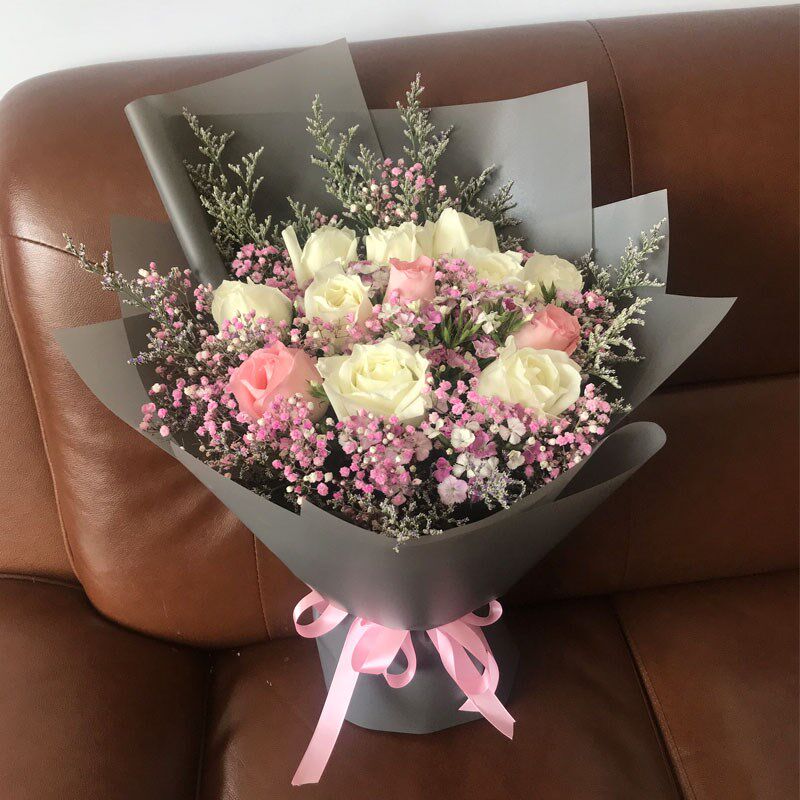 11朵玫瑰花束h长春鲜花速递同城鲜花店送花长春实体花店情人节花