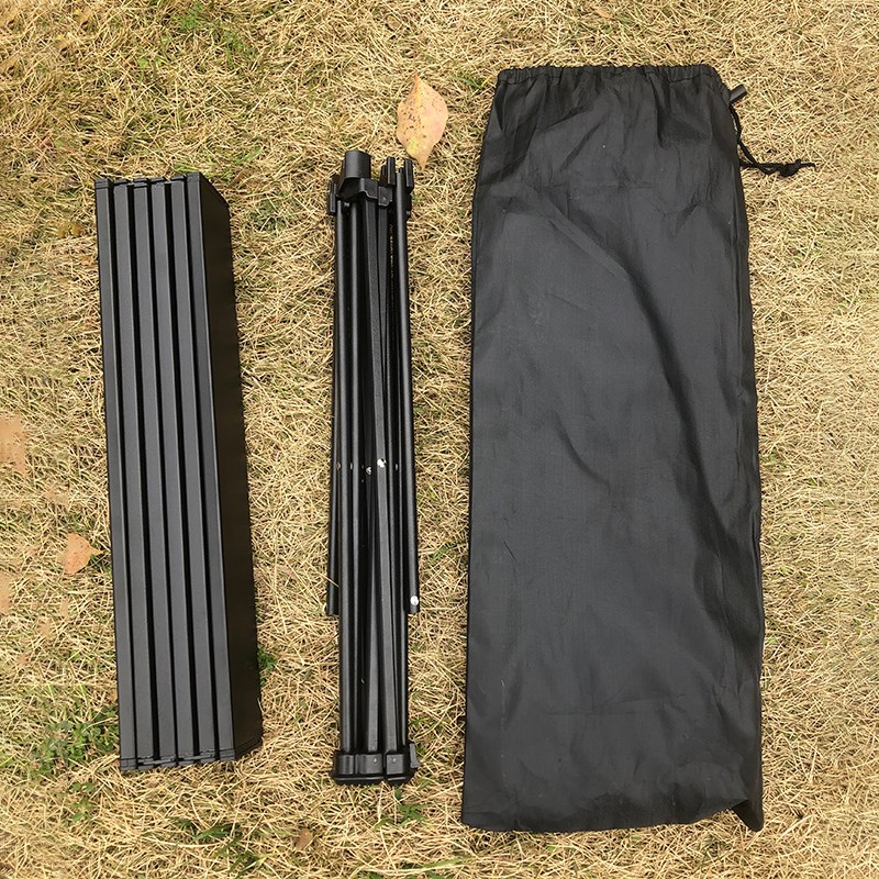 户外折叠桌 便携全铝合金露营沙滩蛋卷桌 超轻折T叠烧烤野餐小桌