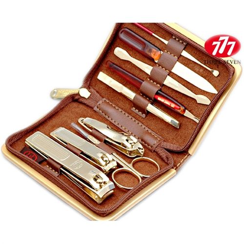 韩国777工艺指甲刀套装手指甲个人大号K剪刀斜口指甲钳家用美甲工