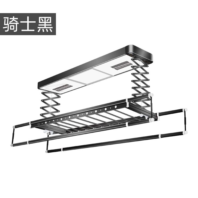 隐形电动晾衣架小尺寸户型阳台嵌入式I暗藏吊顶升降自动侧装单杆
