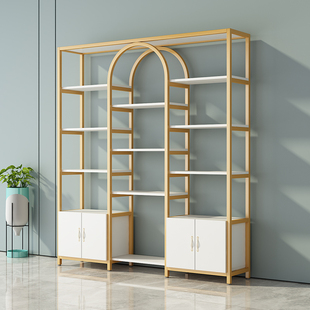 直播间展示架美甲架子美容院产品展D示柜理发店母婴店货架宠物店