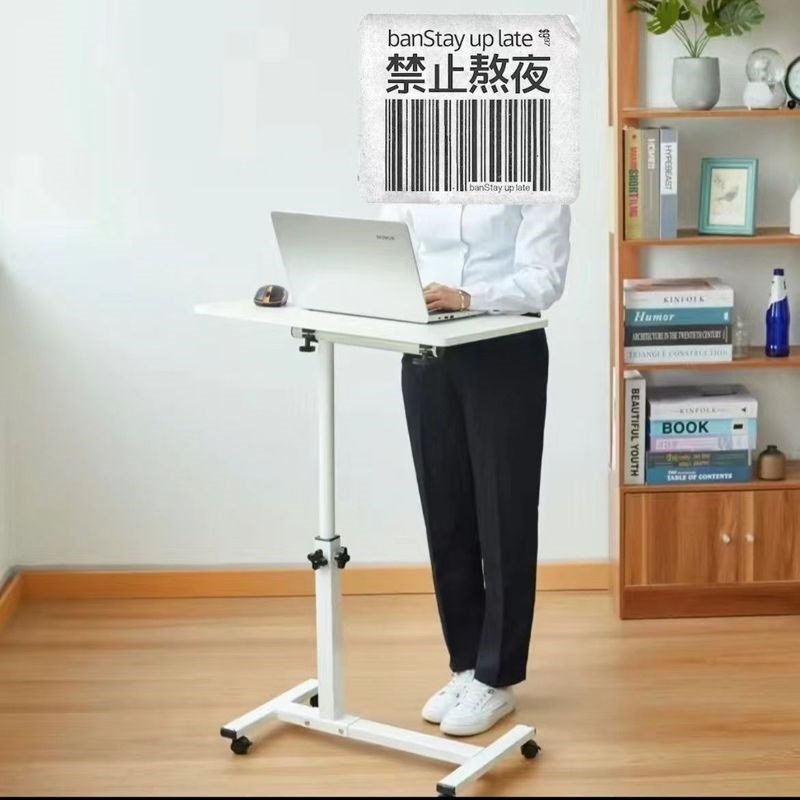 家用折叠a餐桌副驾驶车载桌子升降旋转桌板学习桌落地置物架